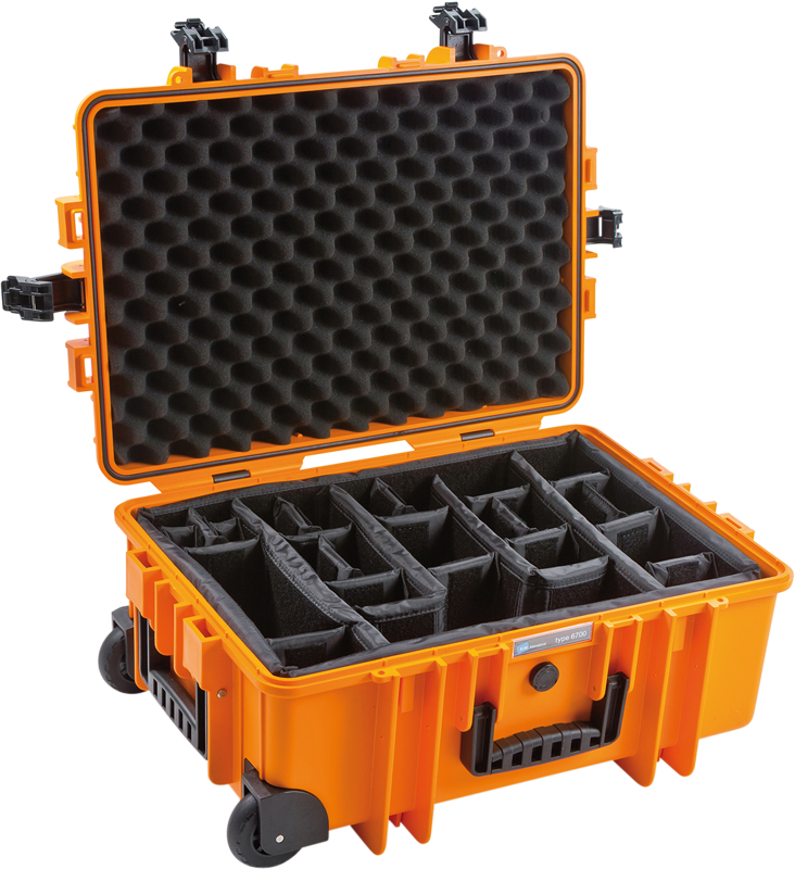 BW Outdoor Cases Type 6700 / Orange (divider system)