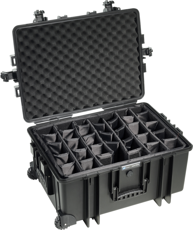 BW Outdoor Cases Type 6800 / Black (divider system)