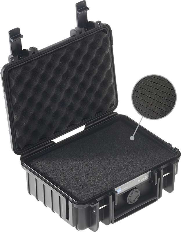 BW Outdoor Cases Pre-Cut Foam /SI for type 500