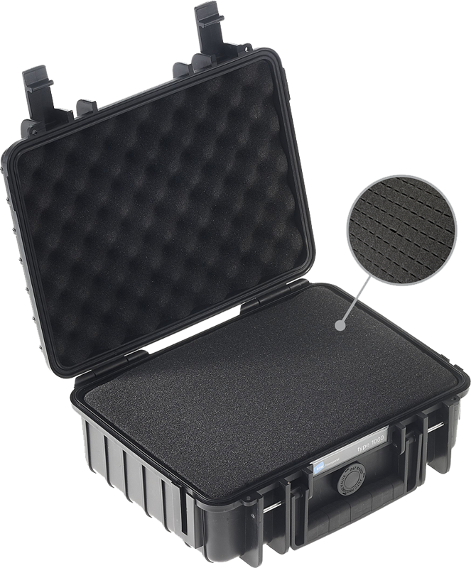 BW Outdoor Cases Pre-Cut Foam /SI for type 1000