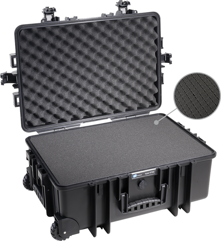 BW Outdoor Cases Pre-Cut Foam /SI for type 6700