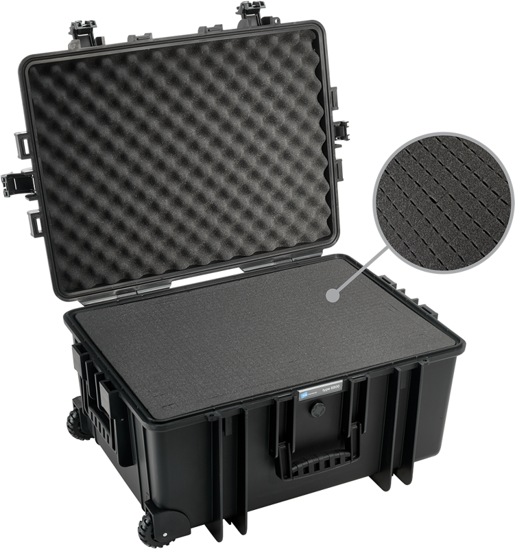 BW Outdoor Cases Pre-Cut Foam /SI for type 6800