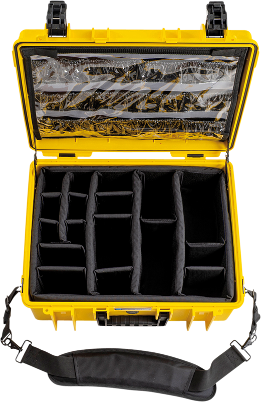 BW Outdoor Cases Type 6000 for Medical Emergency Kit, yellow