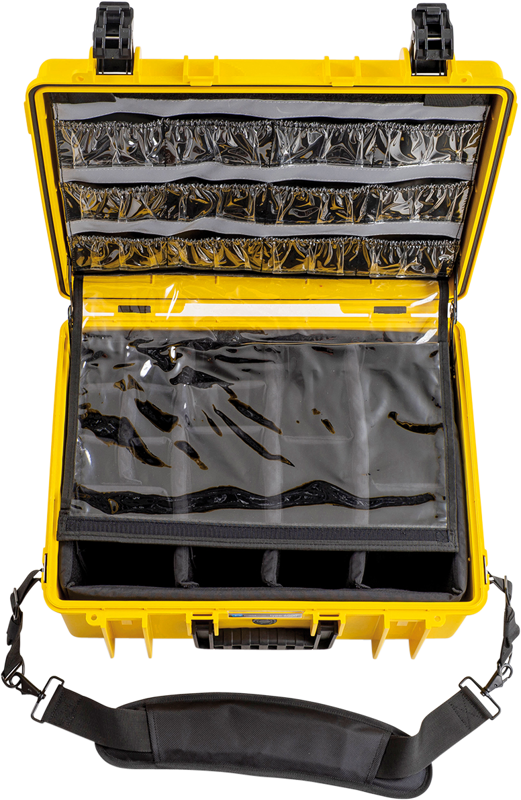 BW Outdoor Cases Type 6000 for Medical Emergency Kit, yellow