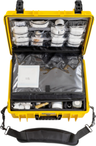 BW Outdoor Cases Type 6000 for Medical Emergency Kit, yellow