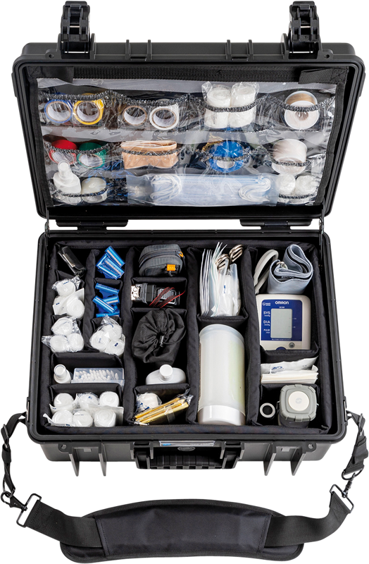 BW Outdoor Cases Type 6000 for Medical Emergency Kit, black