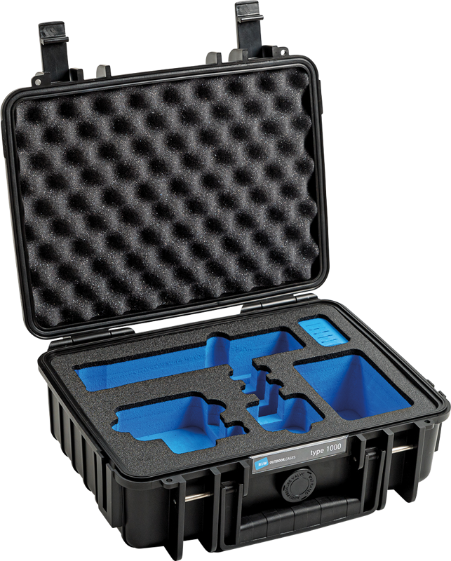 BW Outdoor Case Type 1000 for GoPro Hero 12 (fits even GoPro Hero 9/10/11), Black