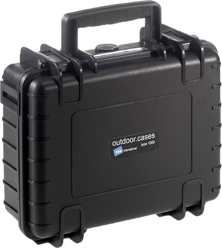BW Outdoor Case Type 1000 for GoPro Hero 12 (fits even GoPro Hero 9/10/11), Black