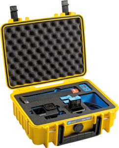 BW Outdoor Case Type 1000 for GoPro Hero 12 (fits even GoPro Hero 9/10/11), Yellow