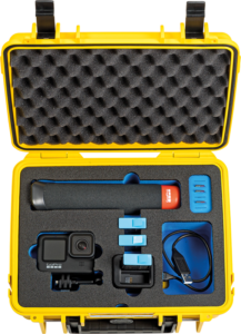 BW Outdoor Case Type 1000 for GoPro Hero 12 (fits even GoPro Hero 9/10/11), Yellow