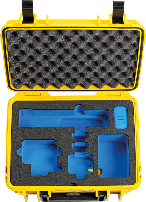 BW Outdoor Case Type 1000 for GoPro Hero 12 (fits even GoPro Hero 9/10/11), Yellow