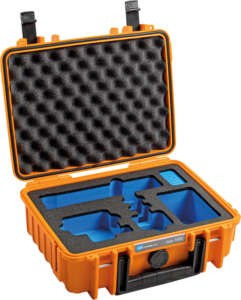 BW Outdoor Case Type 1000 for GoPro Hero 12 (fits even GoPro Hero 9/10/11), Orange
