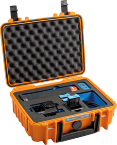 BW Outdoor Case Type 1000 for GoPro Hero 12 (fits even GoPro Hero 9/10/11), Orange