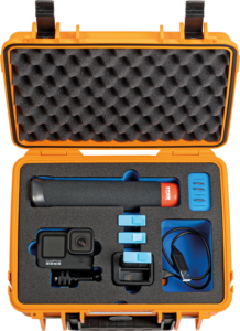 BW Outdoor Case Type 1000 for GoPro Hero 12 (fits even GoPro Hero 9/10/11), Orange