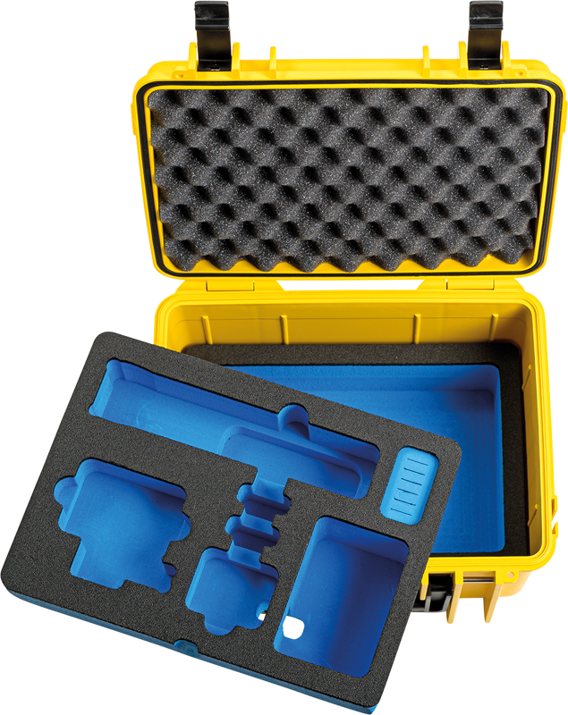 BW Outdoor Case Type 2000 for GoPro Hero 12 (fits even GoPro Hero 9/10/11), charge-in-case, Yellow