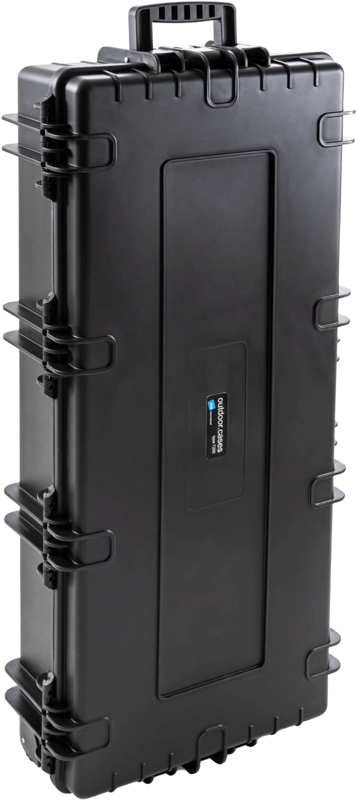 BW Outdoor Cases Type 7200 for gun/rifle/guitar case / Black (foam insert)