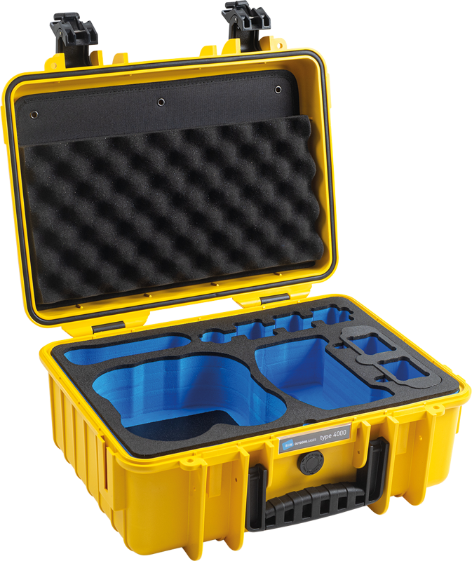BW Outdoor Cases Type 4000 for DJI Avata / Yellow
