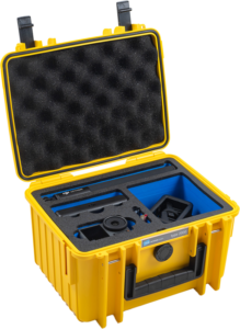 BW Outdoor Case Type 2000 for DJI Osmo Action 3 / Yellow