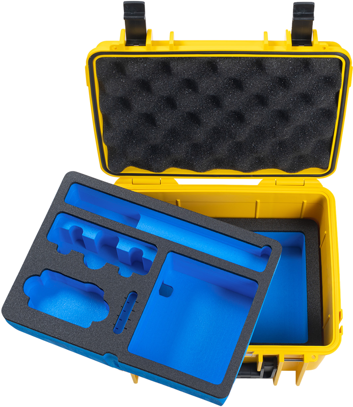 BW Outdoor Case Type 2000 for DJI Osmo Action 3 / Yellow
