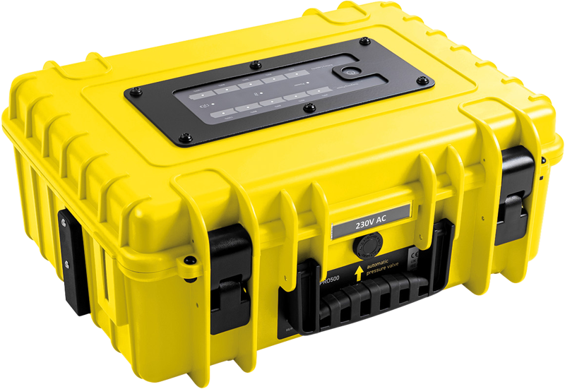 BW Outdoor Cases energy.case PRO500 (300 Watt), yellow