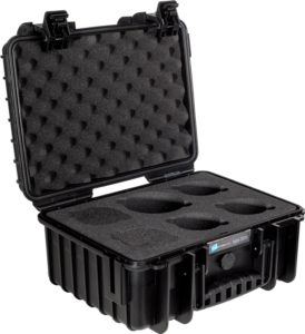 BW Outdoor Cases Type 3000 with custom foam for Samyang V-AF T1.9 Sony FE
