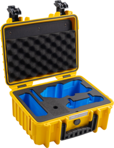 BW Outdoor Cases Type 3000 for DJI Air 3 / DJI Air 3S / Yellow