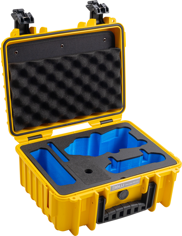BW Outdoor Cases Type 3000 for DJI Air 3 / DJI Air 3S / Yellow
