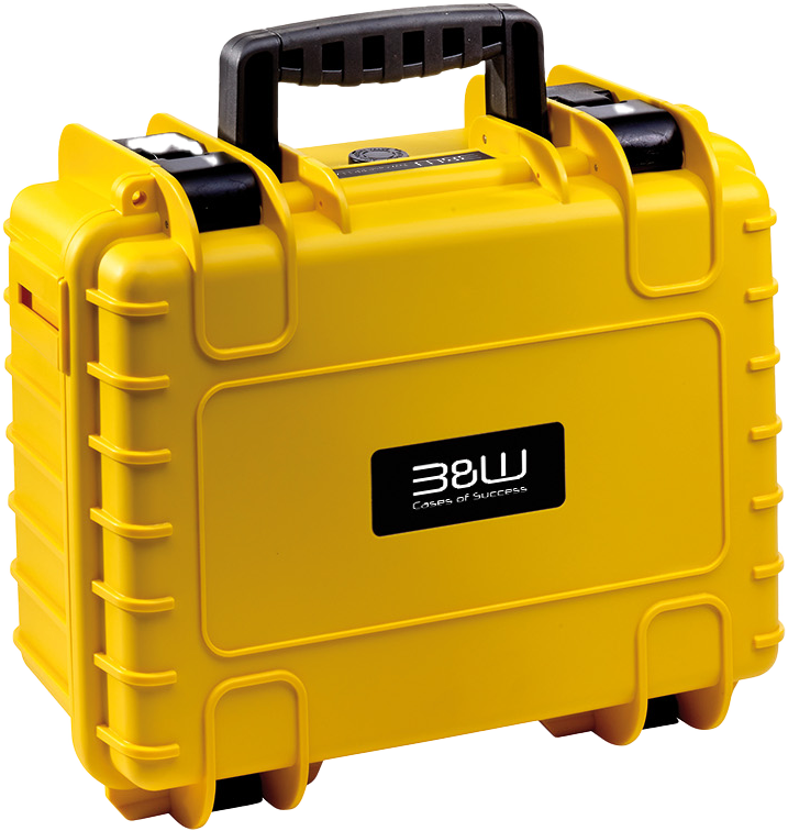 BW Outdoor Cases Type 3000 for DJI Air 3 / DJI Air 3S / Yellow