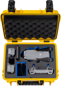 BW Outdoor Cases Type 3000 for DJI Air 3 / DJI Air 3S / Yellow