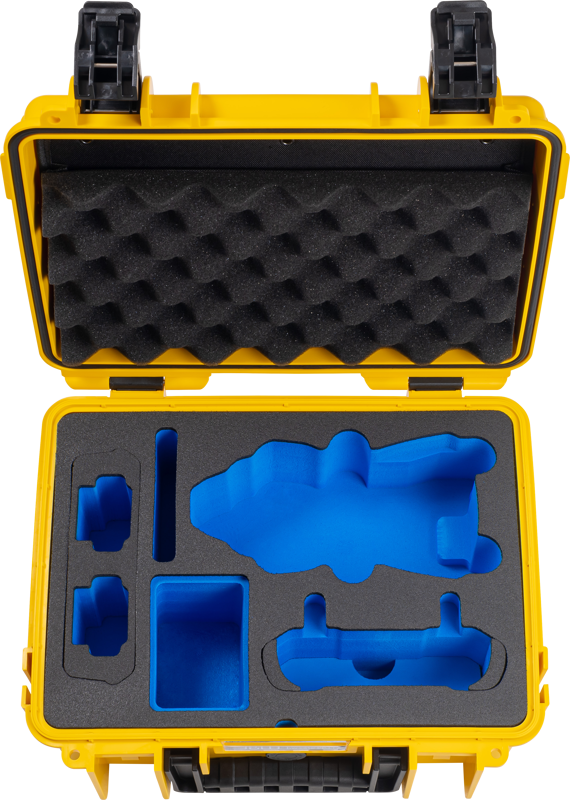 BW Outdoor Cases Type 3000 for DJI Air 3 / DJI Air 3S / Yellow