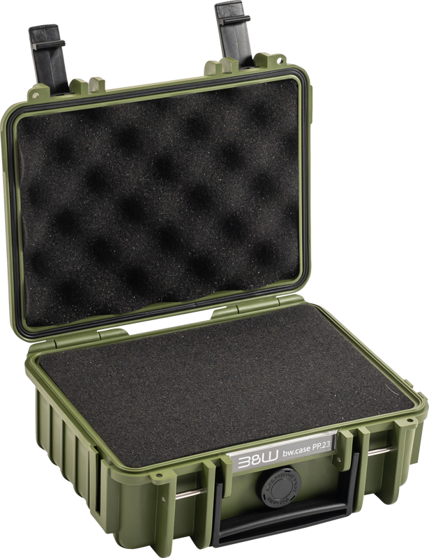 BW Outdoor Cases Type 500 / Bronze green (pre-cut foam)