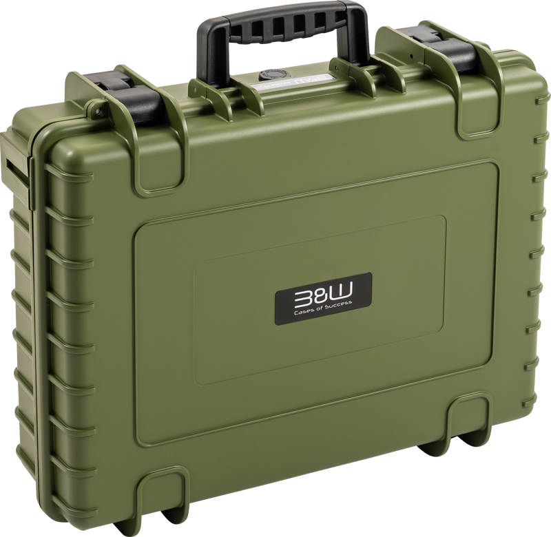 BW Outdoor Cases Type 6040 / Bronze green (pre-cut foam)