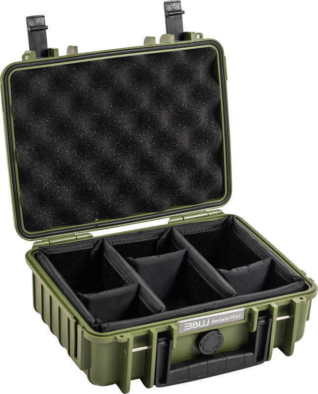 BW Outdoor Cases Type 1000 / Bronze green (divider system)