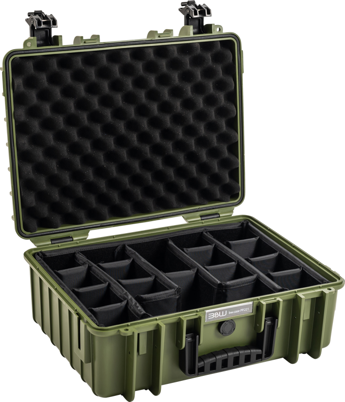 BW Outdoor Cases Type 5000 / Bronze green (divider system)
