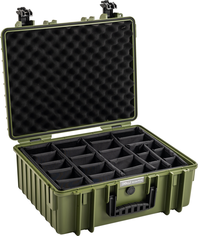 BW Outdoor Cases Type 6000 / Bronze green (divider system)