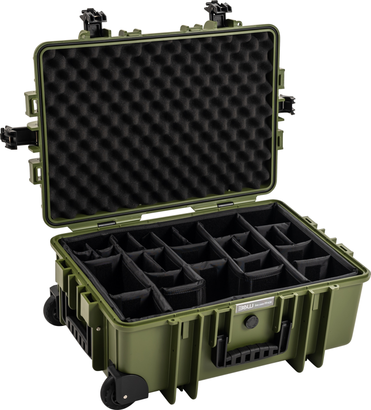 BW Outdoor Cases Type 6700 / Bronze green (divider system)