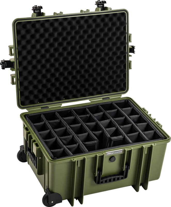 BW Outdoor Cases Type 6800 / Bronze green (divider system)