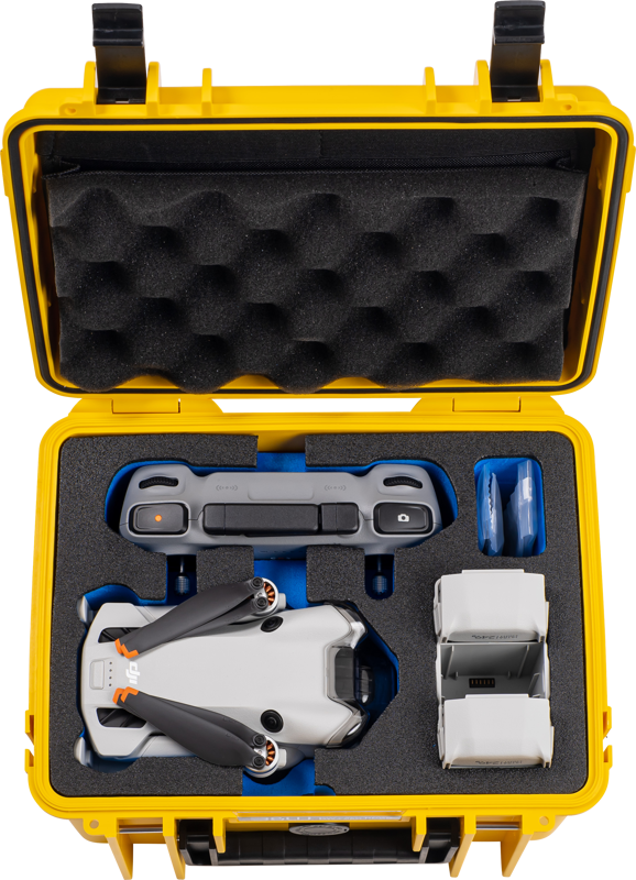 BW Outdoor Cases Type 2000 for DJI Mini 4 Pro / Yellow