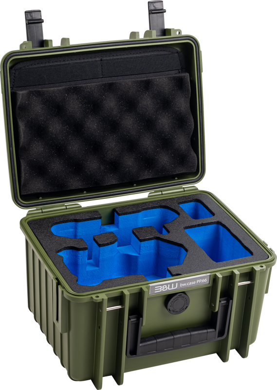 BW Outdoor Cases Type 2000 for DJI Mini 4 Pro / Bronze Green