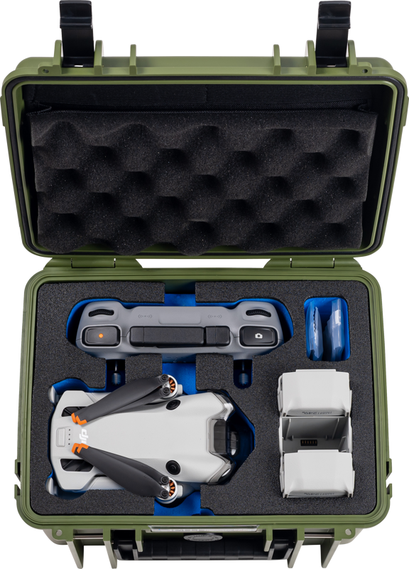 BW Outdoor Cases Type 2000 for DJI Mini 4 Pro / Bronze Green