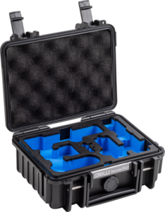 BW Outdoor Case Type 500 for DJI Osmo Pocket 3 Creator Combo, Black