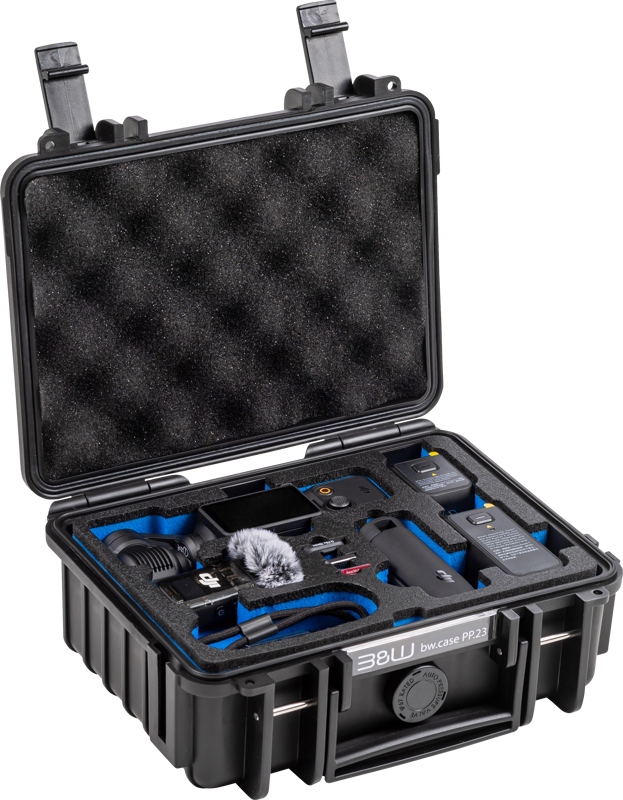 BW Outdoor Case Type 500 for DJI Osmo Pocket 3 Creator Combo, Black