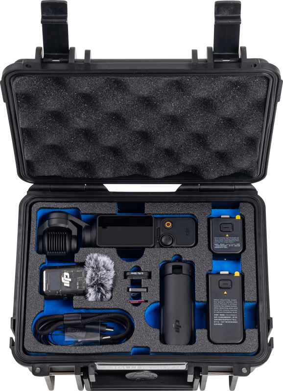 BW Outdoor Case Type 500 for DJI Osmo Pocket 3 Creator Combo, Black