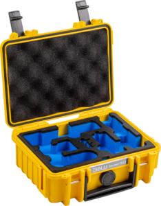 BW Outdoor Case Type 500 for DJI Osmo Pocket 3 Creator Combo, Yellow
