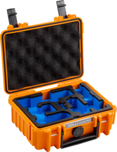 BW Outdoor Case Type 500 for DJI Osmo Pocket 3 Creator Combo, Orange