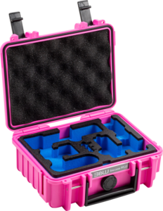 BW Outdoor Case Type 500 for DJI Osmo Pocket 3 Creator Combo, Pink