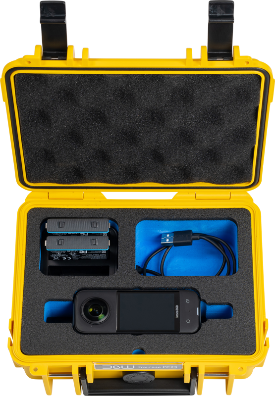 BW Outdoor Case Type 500 for Insta360 X3, yellow