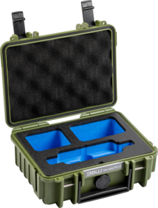 BW Outdoor Case Type 500 for Insta360 X3, bronze-green