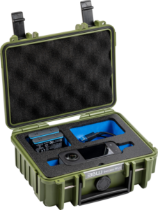 BW Outdoor Case Type 500 for Insta360 X3, bronze-green