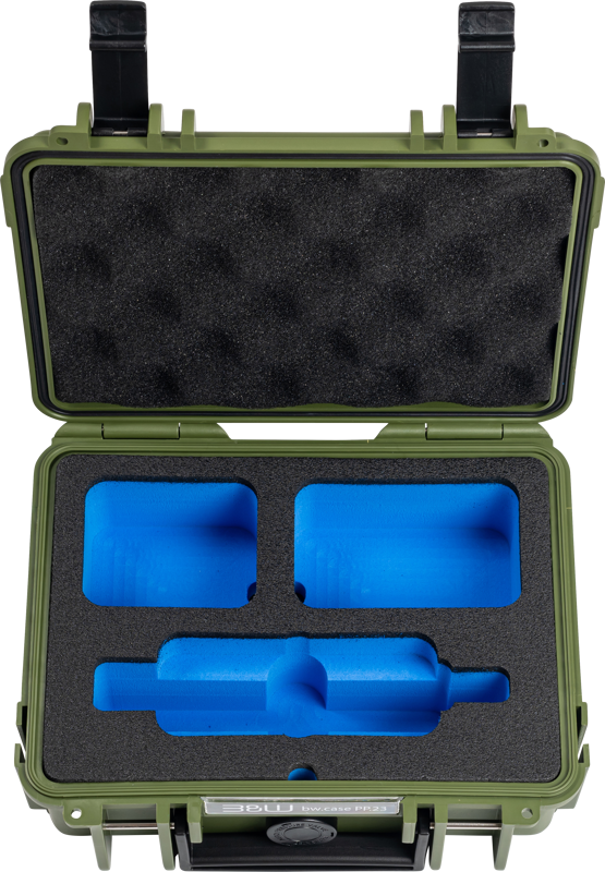 BW Outdoor Case Type 500 for Insta360 X3, bronze-green